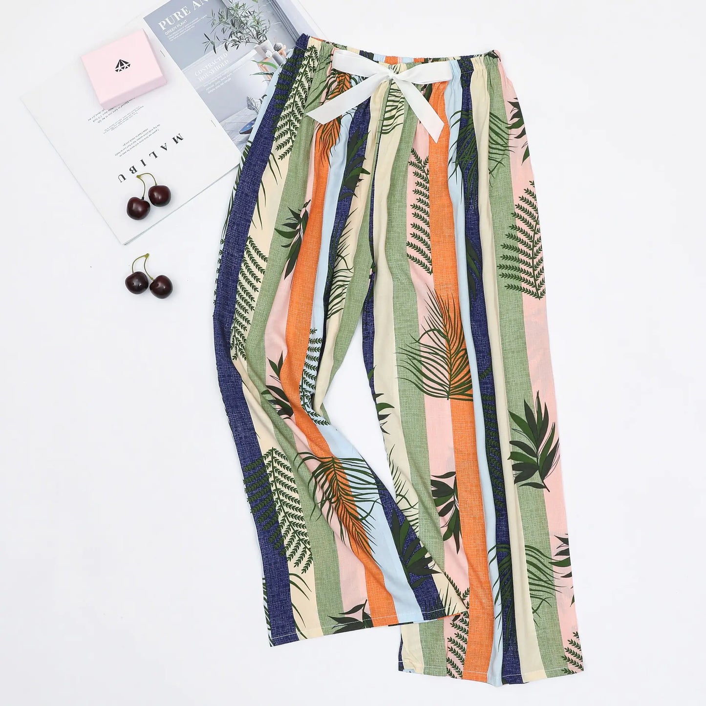 Cotton Sleep Pants - Loose Casual Printed