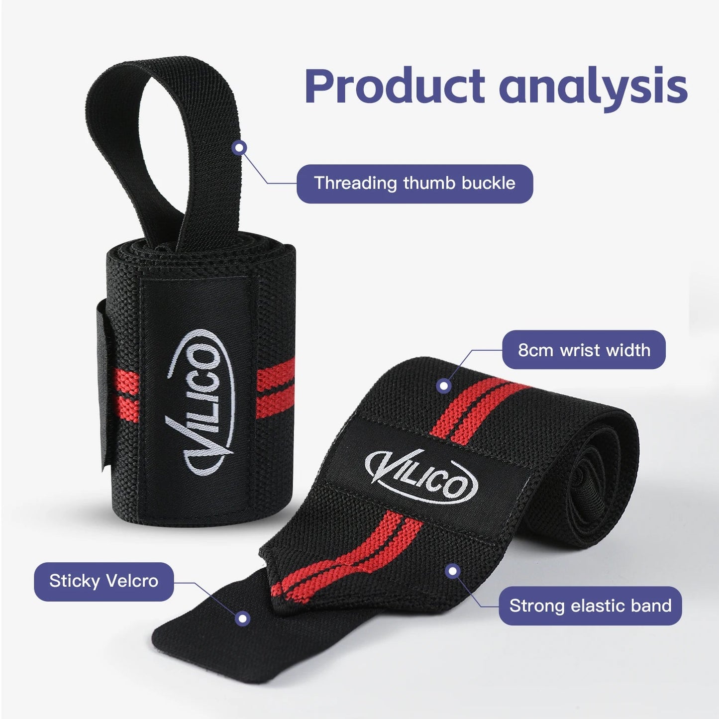 Fitness Strap Wrist Protector Sports Wrist Protector Joint Cover Elastic Bandage Power Band