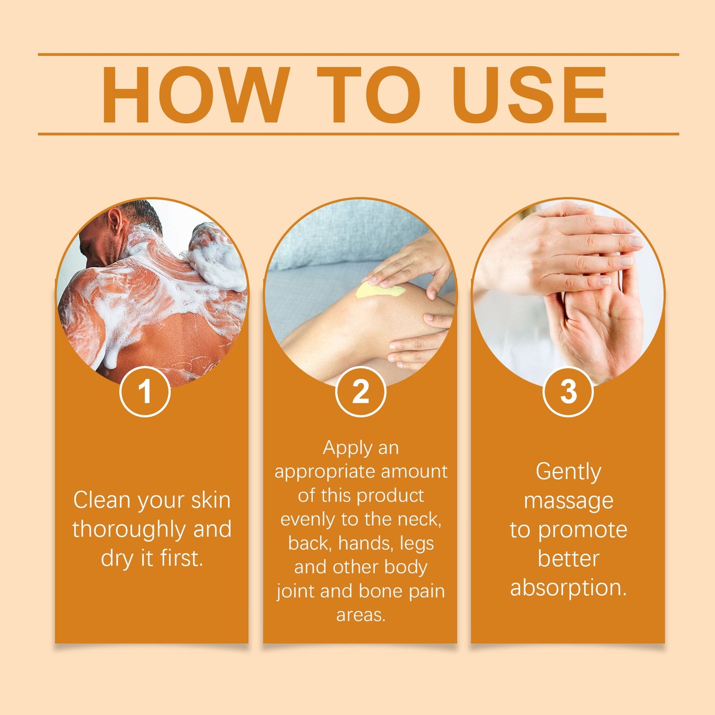 Joint Relief Cream Soothes Daily Joints And Muscles To Boost Vitality Gently Apply Body Care Cream