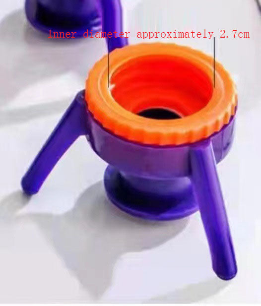 Inverted bottle cap, large, medium, small, and sub size, multifunctional three legged stand, shower gel, shampoo, leak proof bot