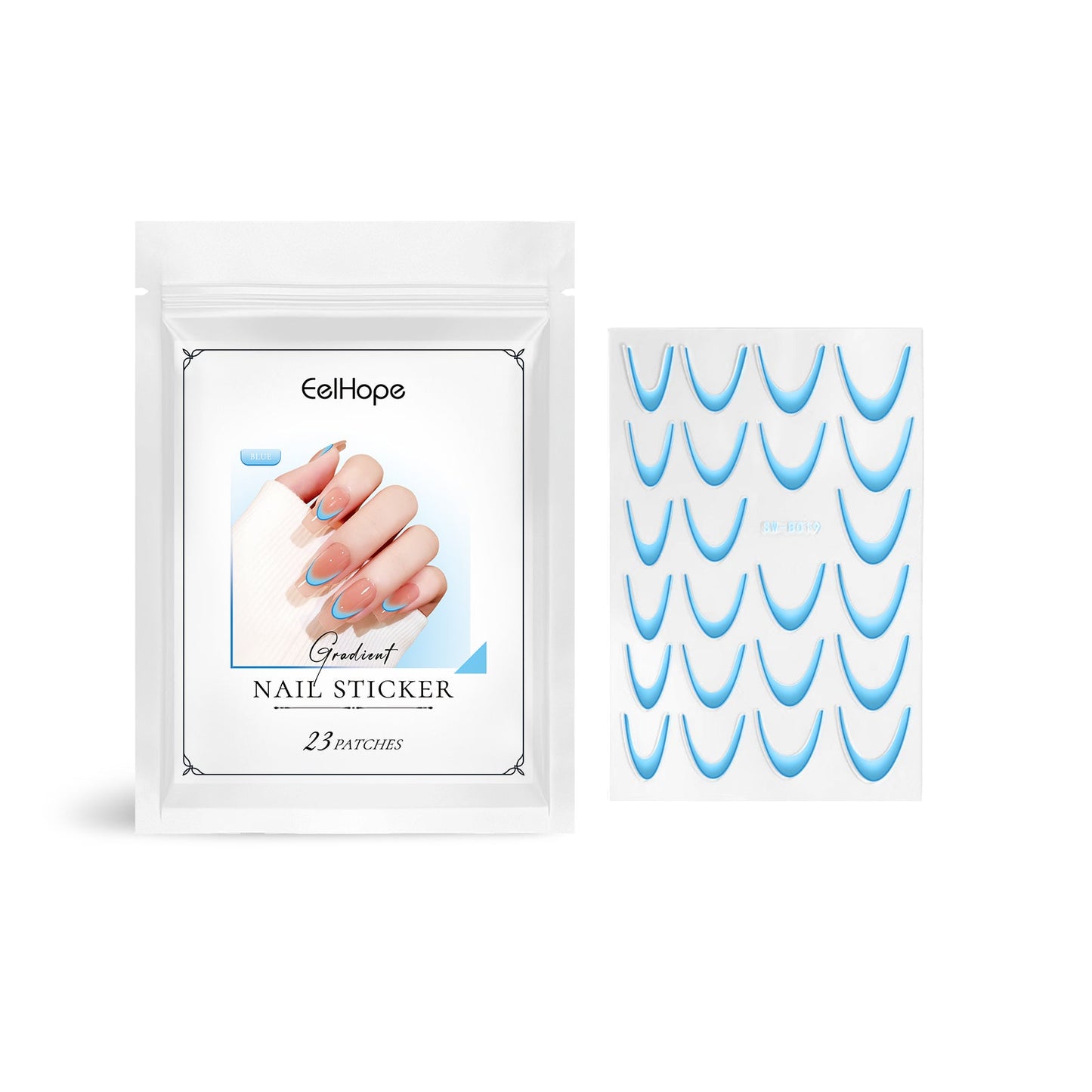 French Gradient Nail Sticker Gradient Nail Sticker Easy Nail Decor Personalized Nail Sticker