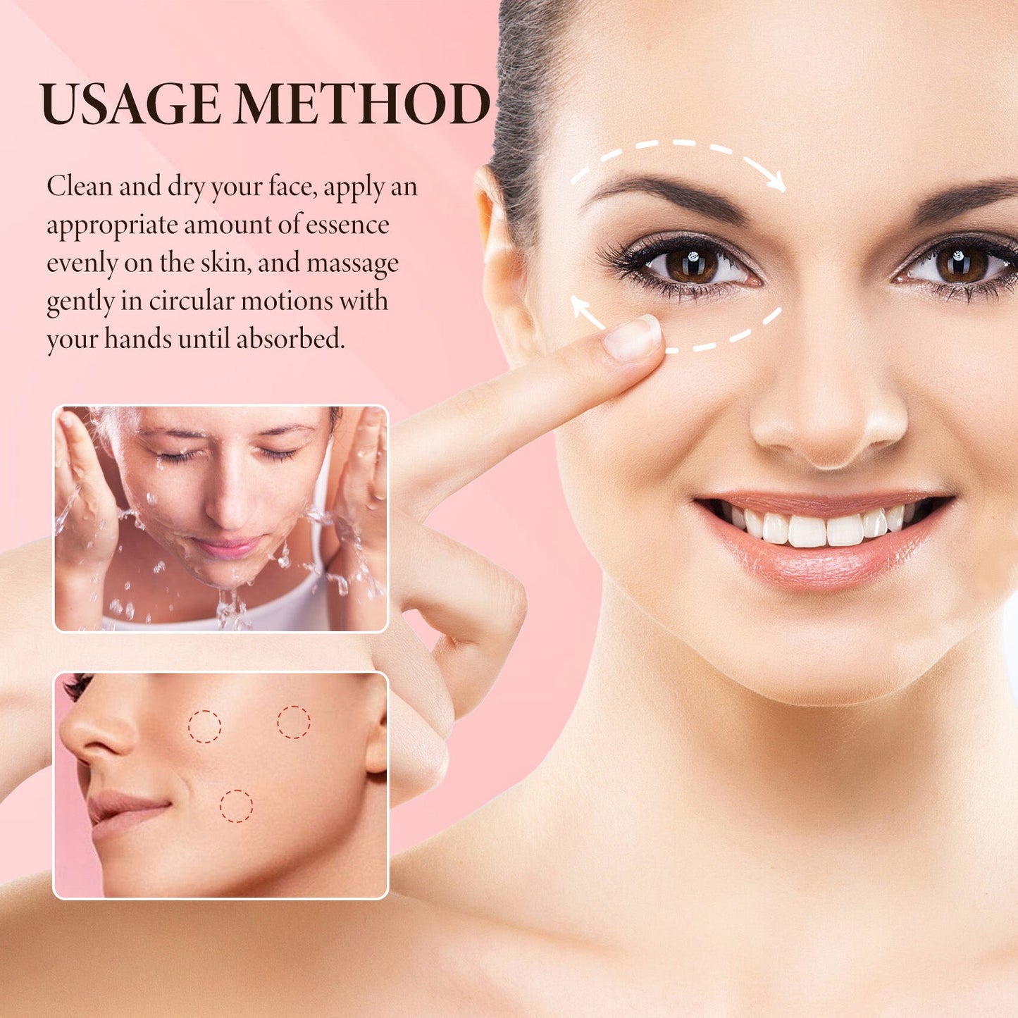 JAYSUING Strawberry Bha Pore-Smooth Face Serum, Carry Bright Color Of Skin To Improve Dark Heavy Fine Pores Hydrating Essence