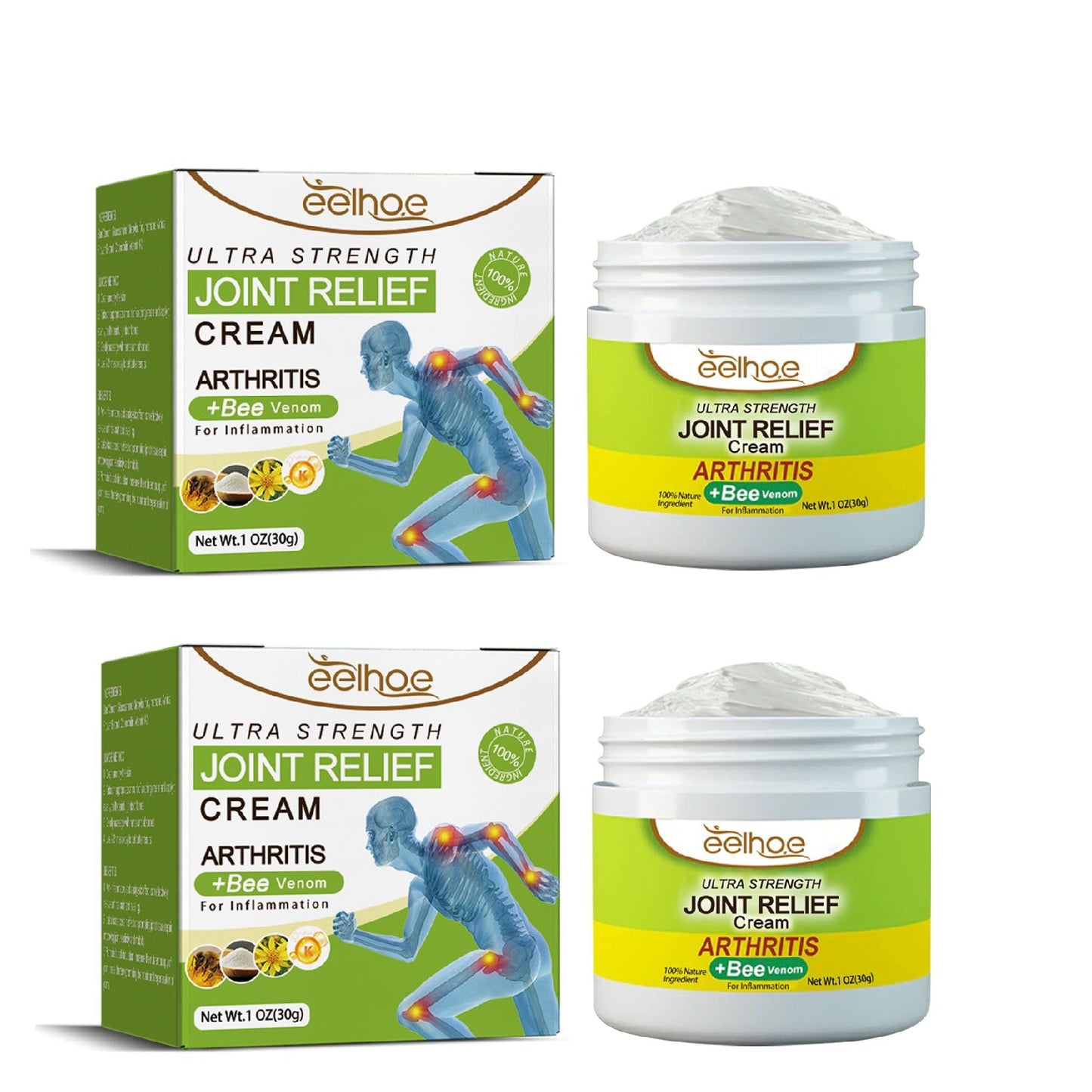 Joint Relief Cream, Soothe Sore Joints Muscles Swollen Legs And Body Massage Treatment Cream