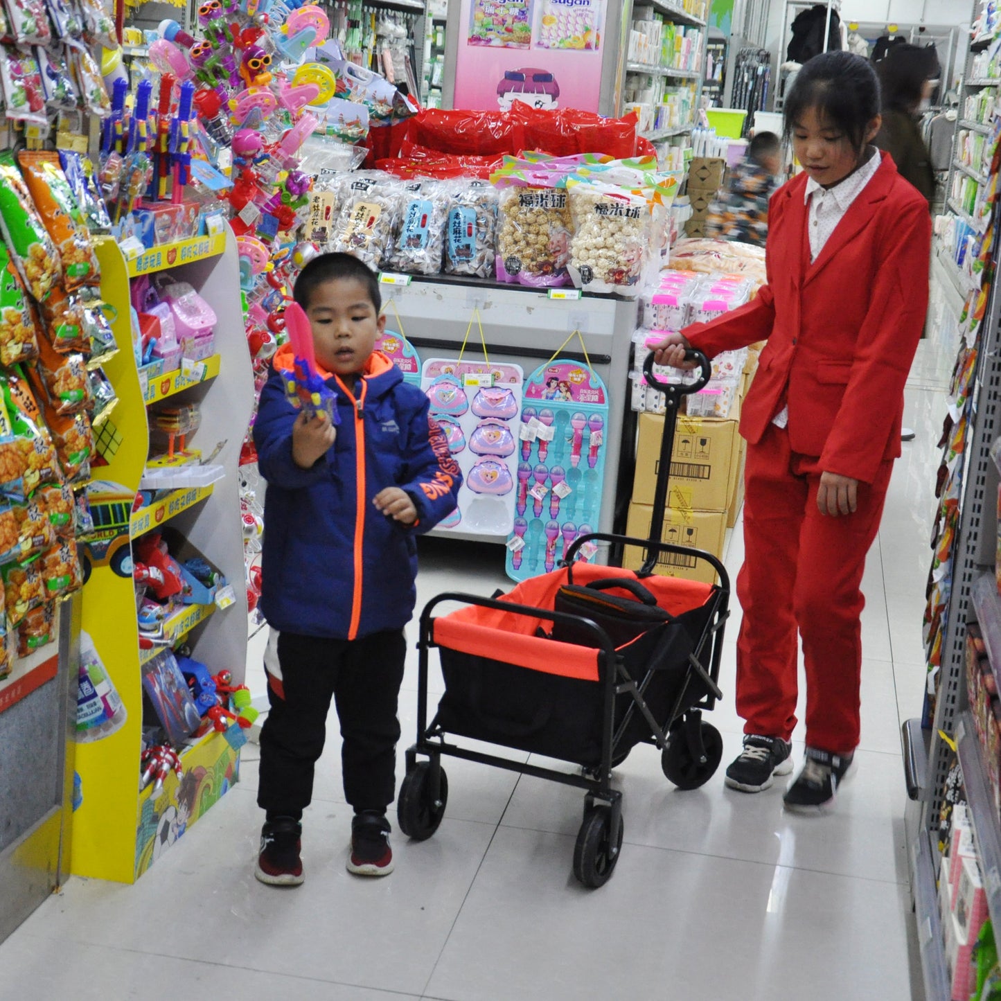 Folding Wagon Garden Shopping Beach Cart