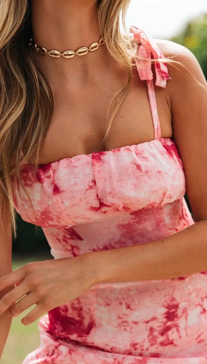 Stylish Women's Sleeveless Printed Mini Dress for Summer