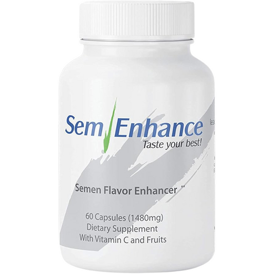 Semenhance – Natural Supplement to Enhance Semen Flavor with Fruity Taste – 60 Capsules