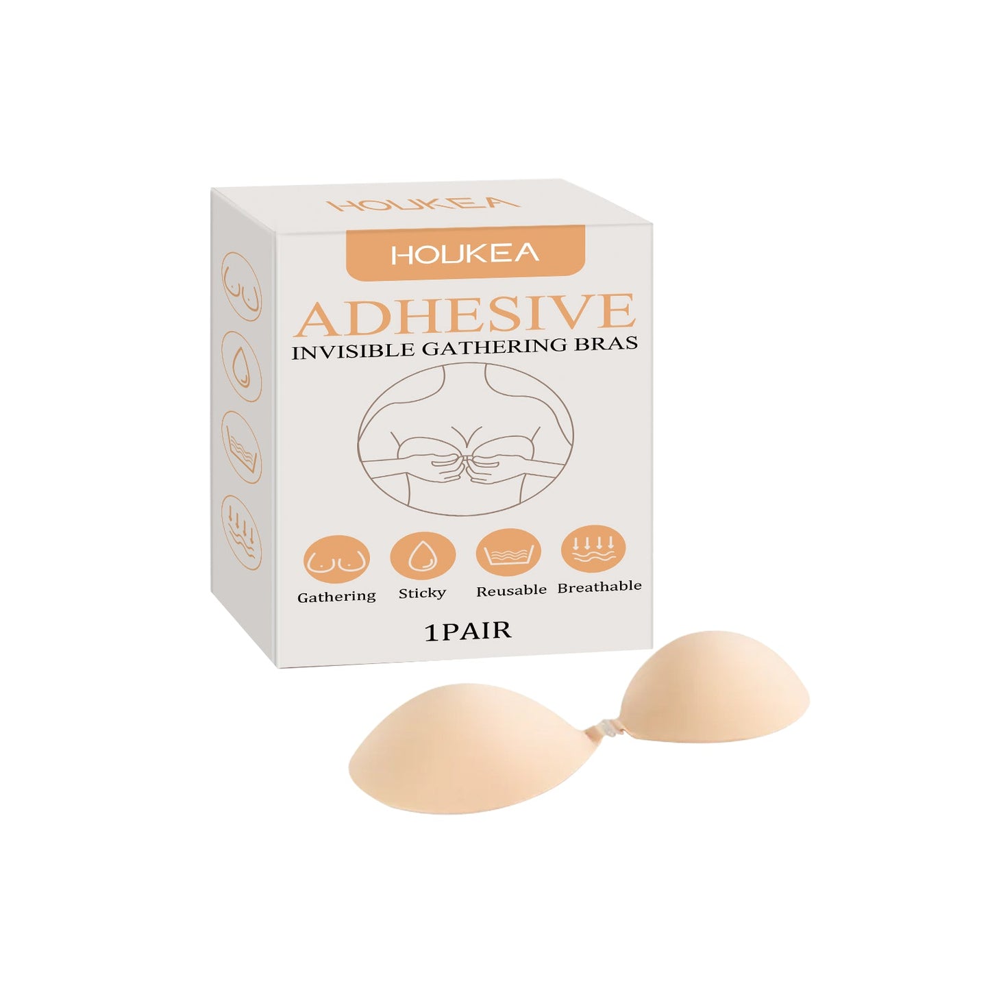 Invisible Bra Is Invisible And Comfortable. It Firmly Fits And Lifts The Breasts To Create Curves