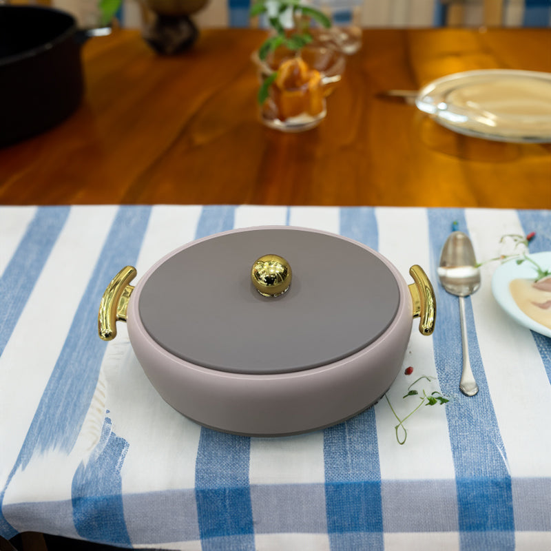 Food Warmer Container, Egg-shaped High-footed Insulated Box, 2L - 2.5L - 3L