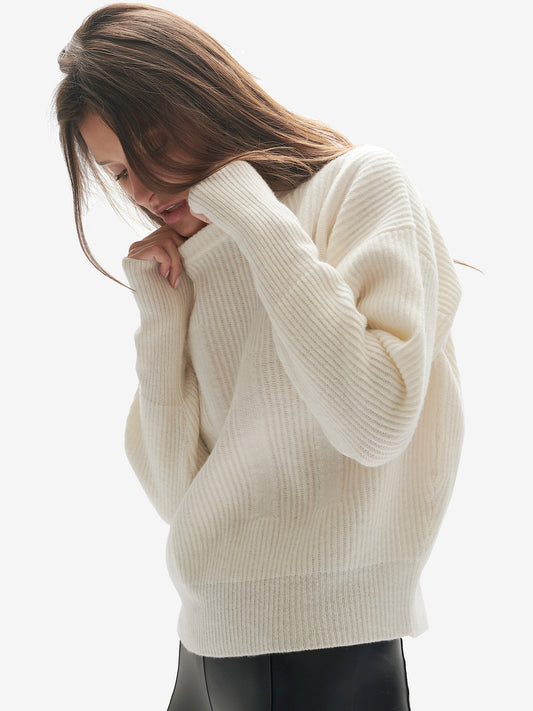 Wool Icon Sweater - Soft Cream
