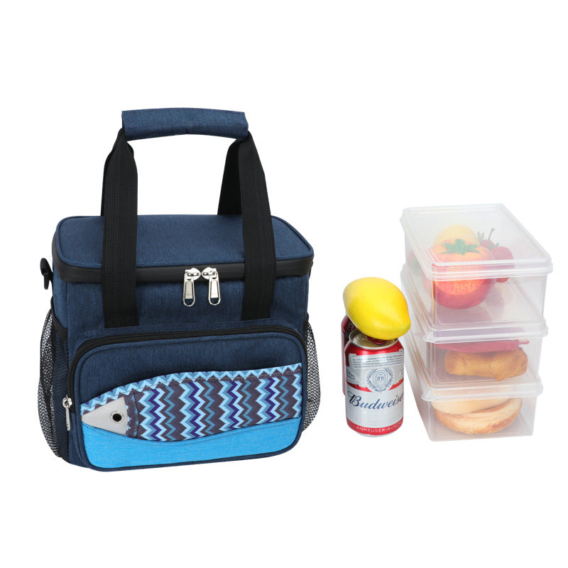 Japanese multifunctional thickened EVA leak-proof small fish insulation lunch box portable lunch bag