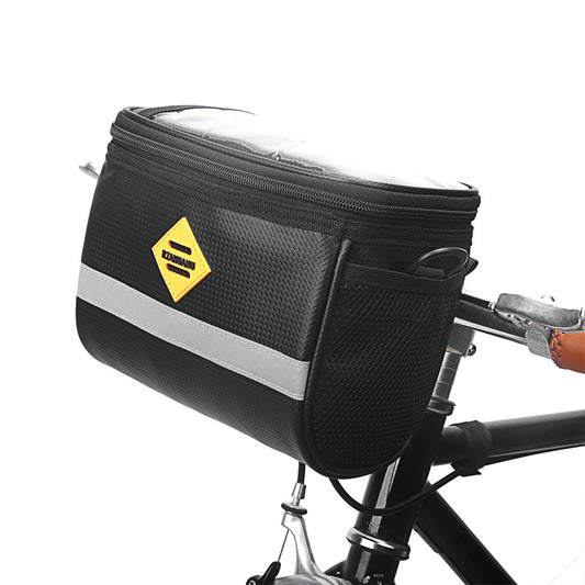 Folding Bicycle Handle Bag Large Capacity Waterproof Mountain Bike Front Bag Shoulder Bag Electric Vehicle Battery Bag