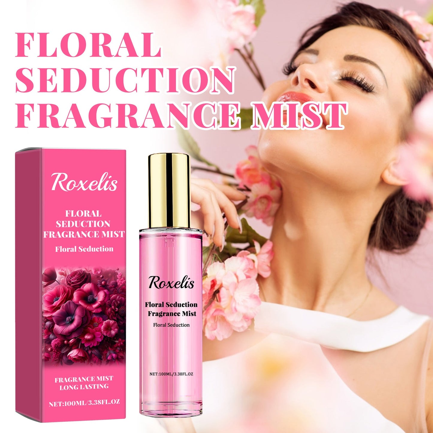 Floral Seduction Fragrance Mist, Lasting Fragrance Fresh And Natural Couples Date With Fragrance To Bring Atmosphere Encounter