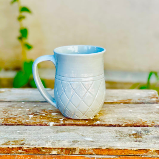 Ananas Mug- Brushed Pale Grey
