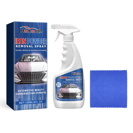 Iron Powder Removal Spray, Auto Metal Rust Reconditioning Anti-Rust Polishing Coating Care Cleaner