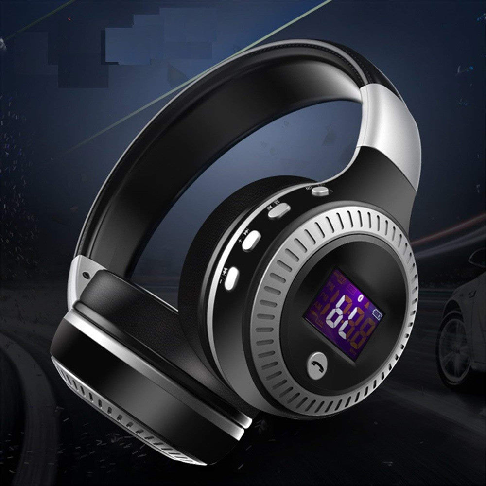 Zealot B19 Hi‑Fi Bass & LCD Display Ear-Cup (Over the Ear)