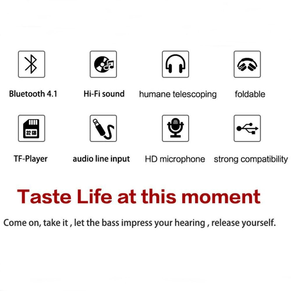 Zealot B19 Hi‑Fi Bass & LCD Display Ear-Cup (Over the Ear)