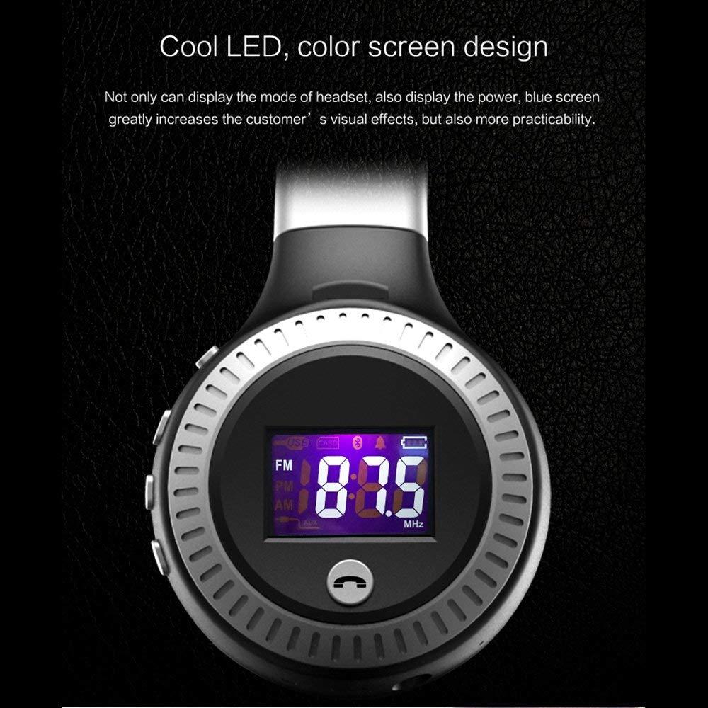 Zealot B19 Hi‑Fi Bass & LCD Display Ear-Cup (Over the Ear)