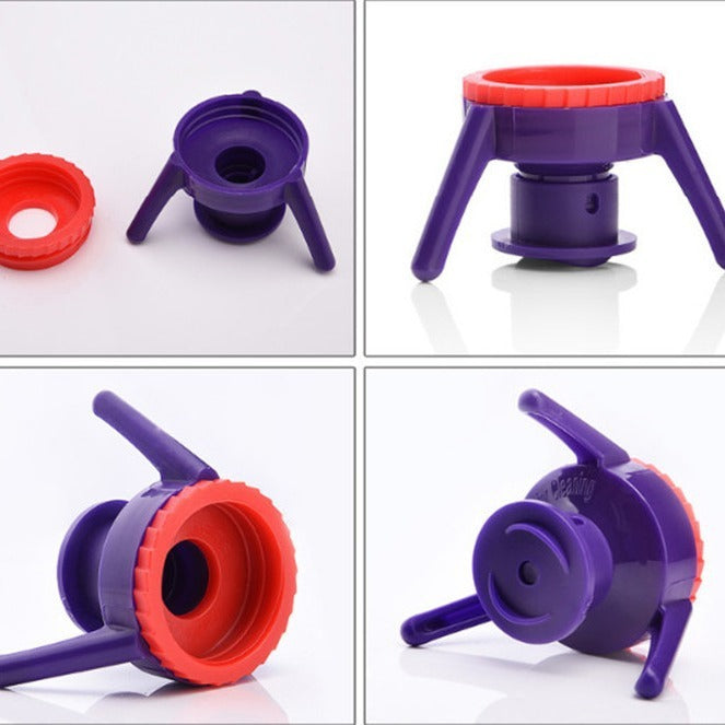 Inverted bottle cap, large, medium, small, and sub size, multifunctional three legged stand, shower gel, shampoo, leak proof bot