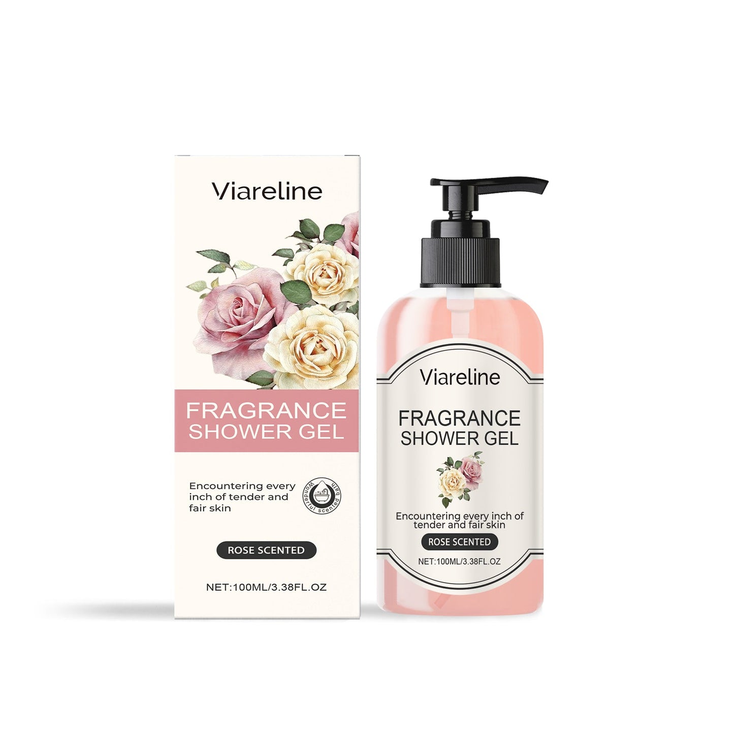 Fragrant Body Wash (Rose Scent) Moisturize And Moisturize Skin To Improve Dry Women's Body Wash