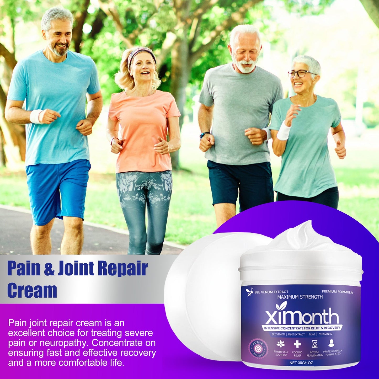Joint Repair Cream, Shoulder, Neck, Lumbar Spine And Leg Joint Massage Treatment To Relieve Swelling, Pain And Discomfort