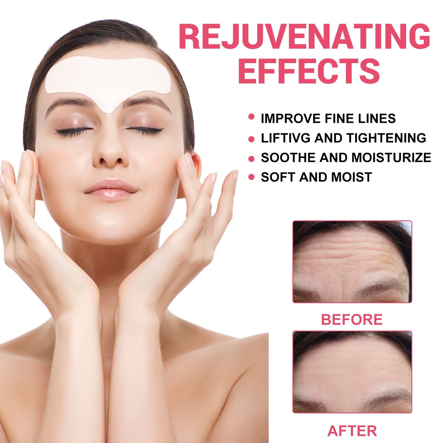 Forehead Interocular Wrinkles Patch Smooths And Tights Forehead Wrinkles Light Fine Lines Swordeight Forehead Lines