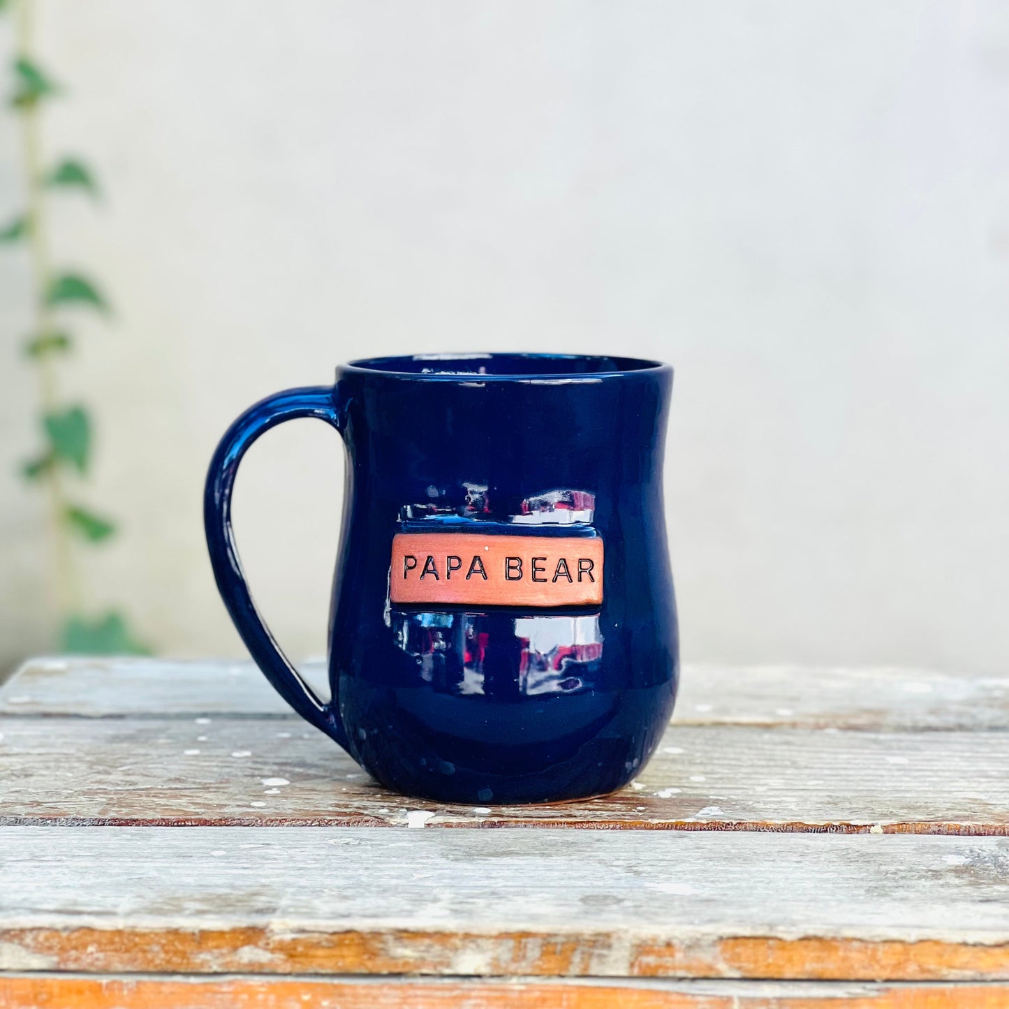Papa Bear Mug- Deep Blue
