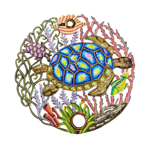 Groovy Oil Drum Top Turtle