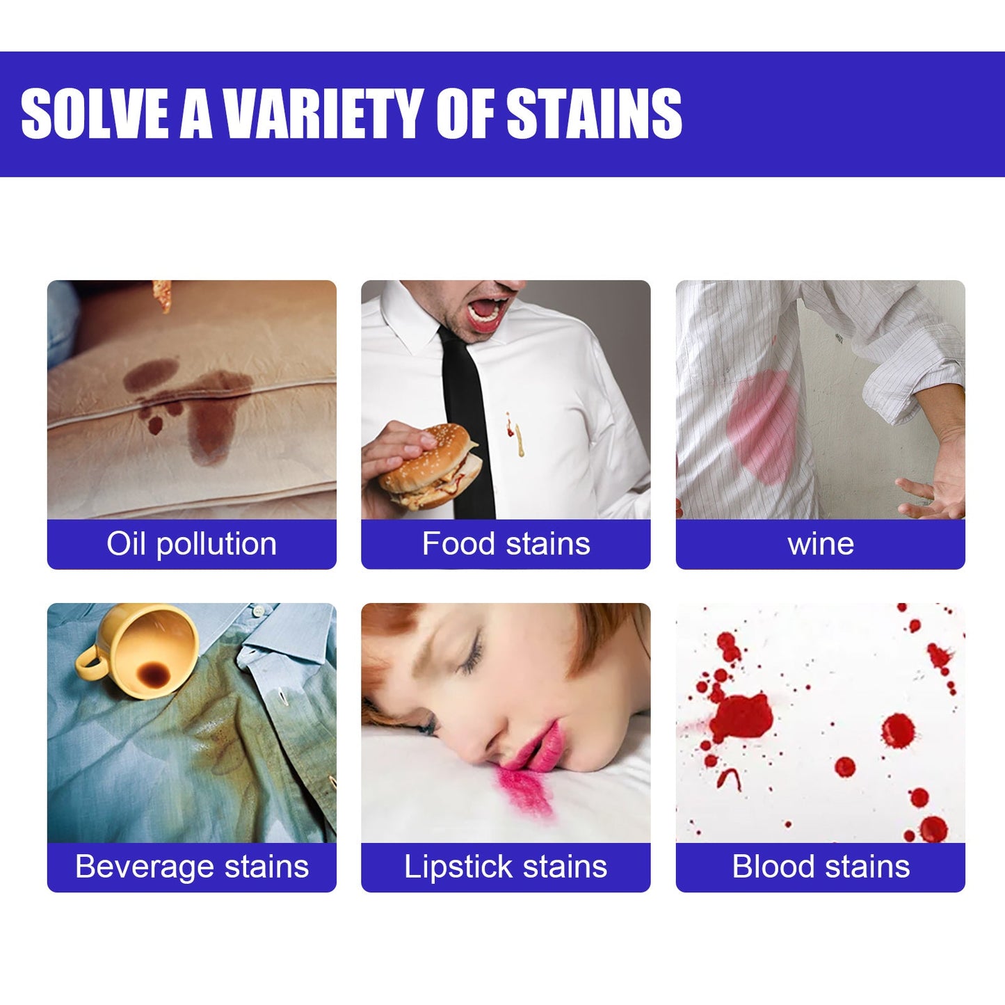 JUE FISH Stain-Rol, White Coffee Stains For Scouring Agent Degreasing Make-Up Stain