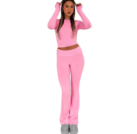 Women's High Waist Wide Leg Pants