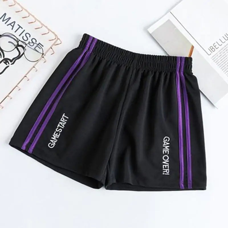 Plus Size High Waist Casual Wide Leg Shorts