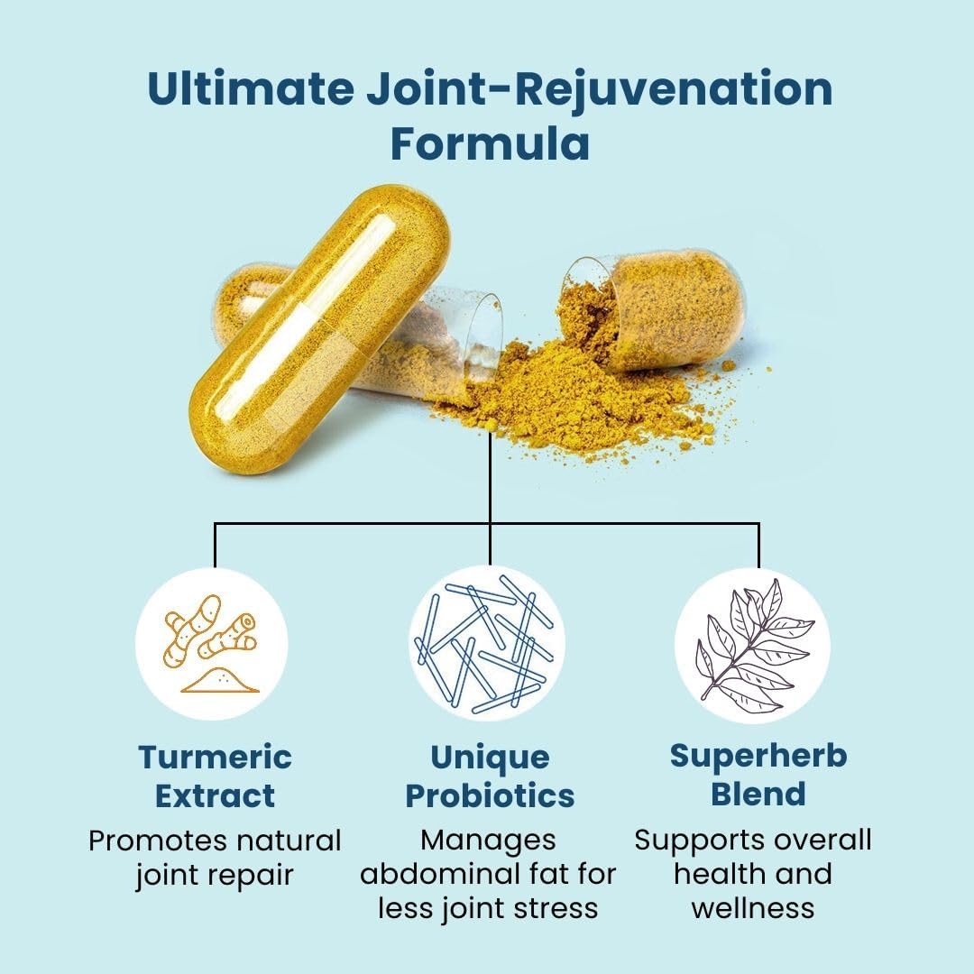 Provitalize Menopause Probiotic Supplement | Turmeric, Moringa & Bioperine