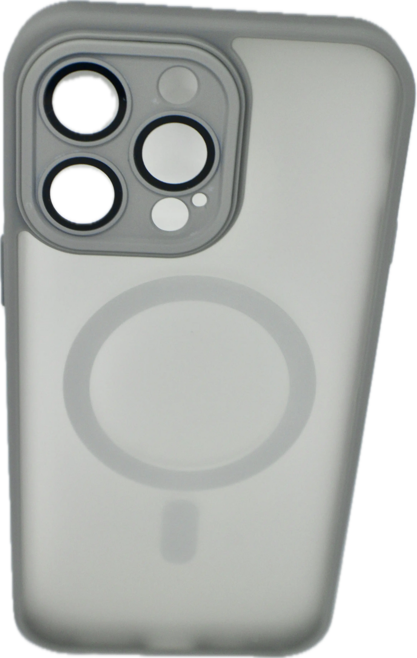 For Matte Armor Magnetic Wireless Charging Case For iPhone Shockproof Lens Protection Grey Matte