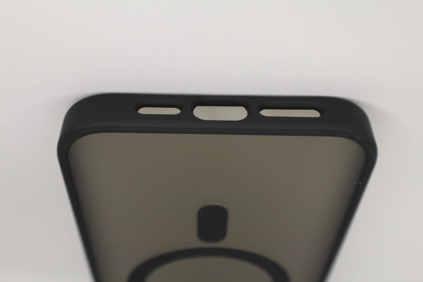 For Matte Wireless Charging Case For iPhone Shockproof Lens Protection Cover Matte Black