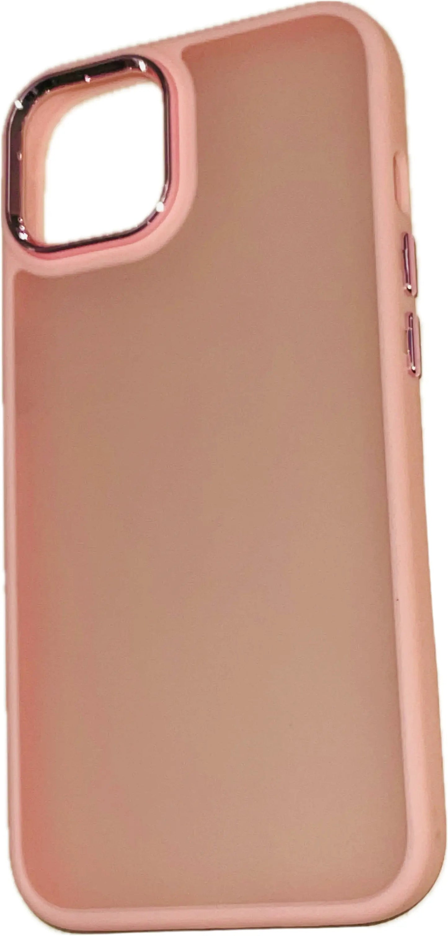 For iPhone 14 cases Matt Bumper Cases - Pink