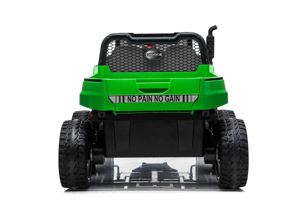 Freddo 24v 6 Wheeler Tractor Trailer Electric Go Kart w/ Dump Cart