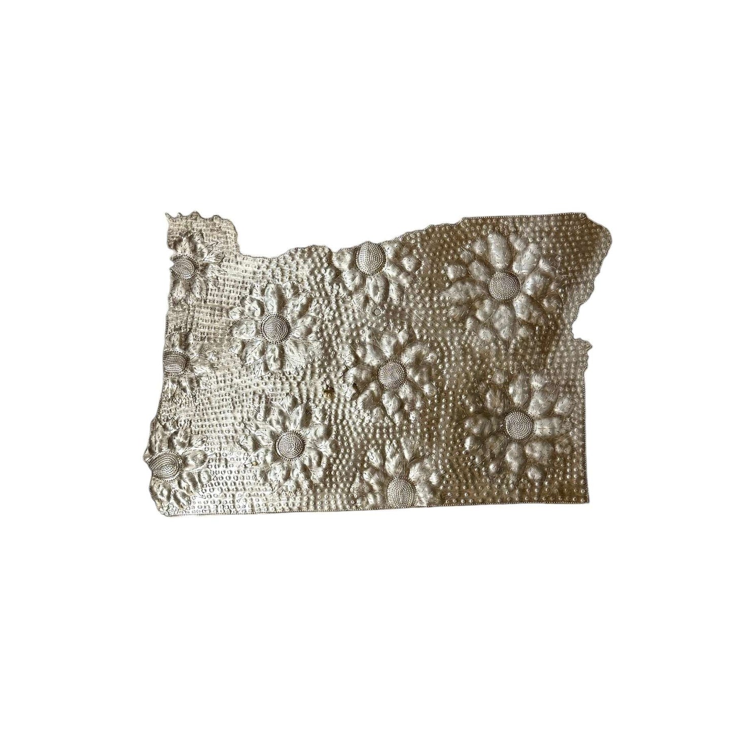 Oregon Floral Metal Art