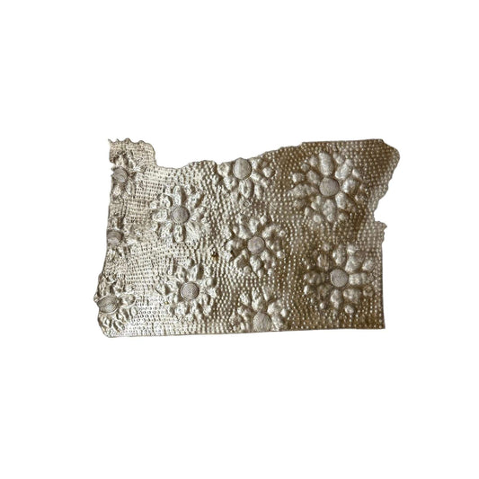 Oregon Floral Metal Art