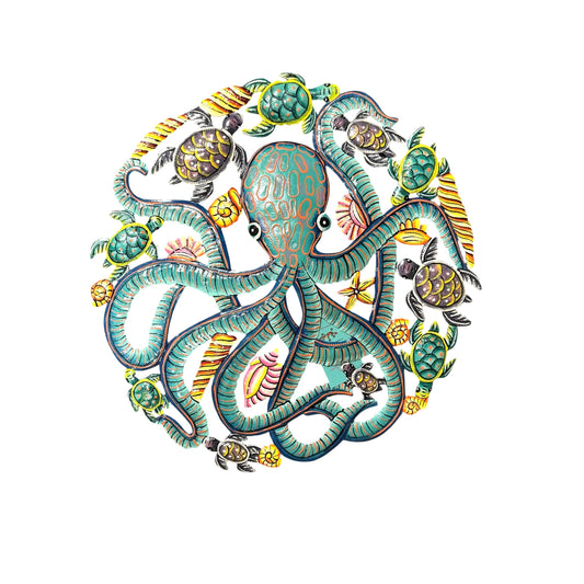 Octopus and Baby Turtles