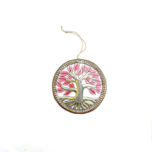 Tree of Life Tree Ornament- Pink