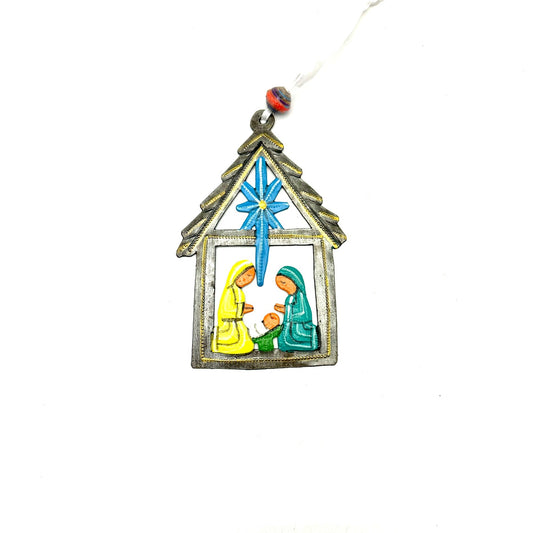 Natural Nativity Ornament