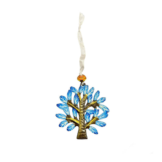 Tree of Life Tree Ornament- Blue