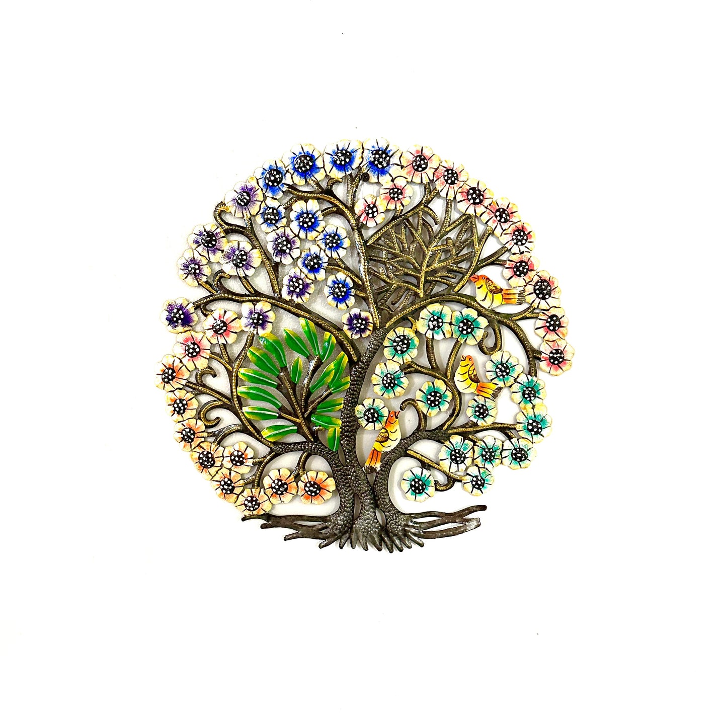 Medium Colorful Tree with Birds