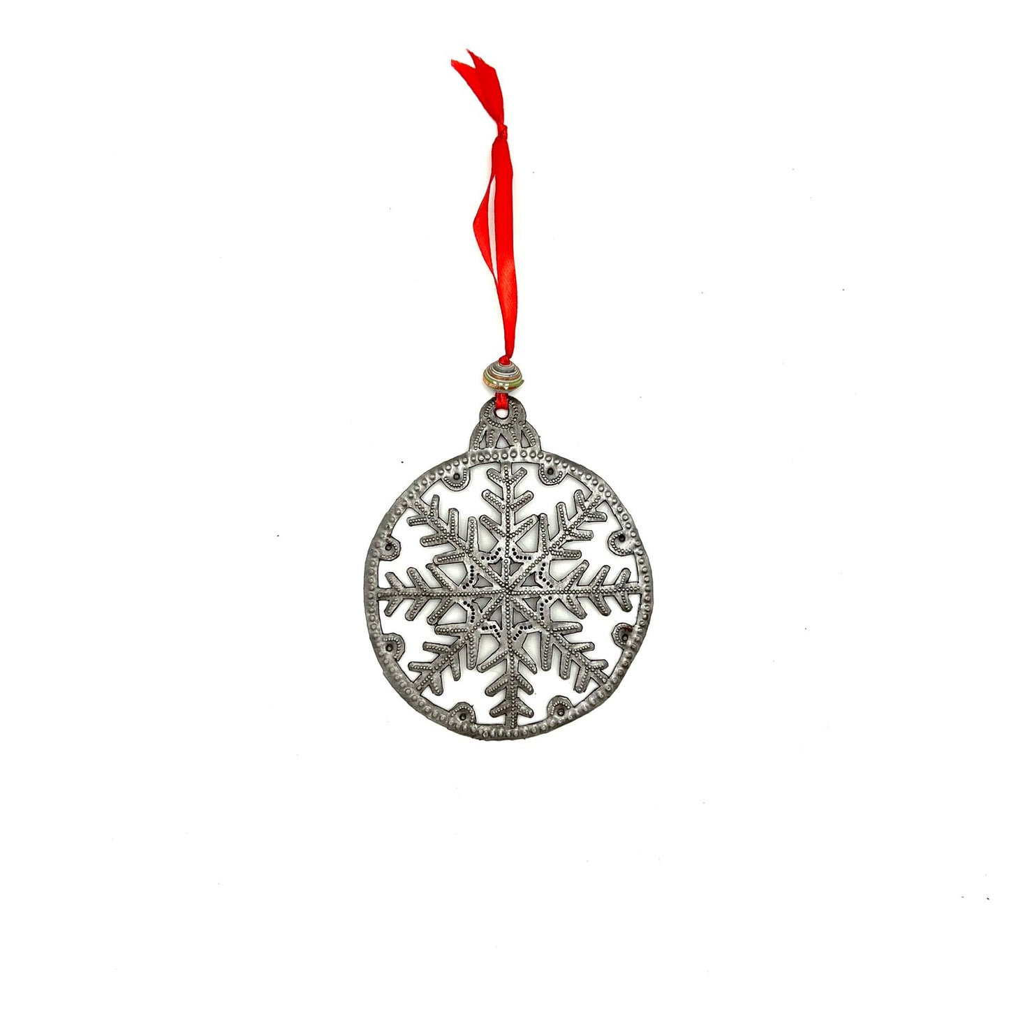Snowflake Bulb Ornament