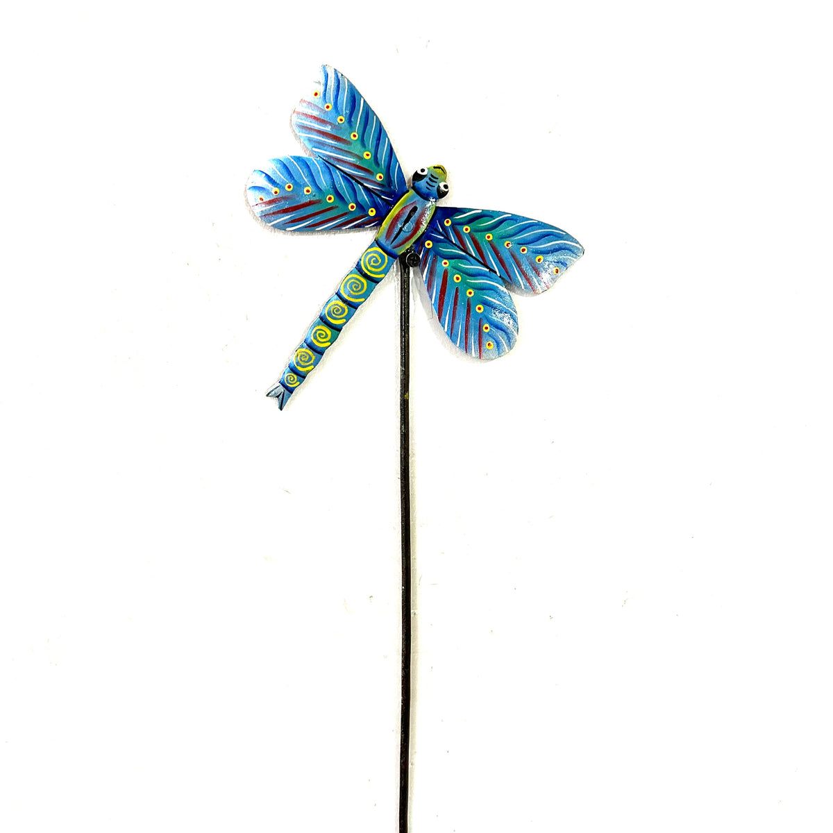 Blue Dragonfly Garden Stake
