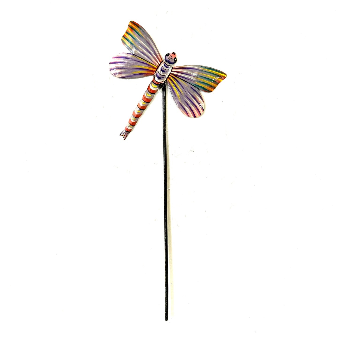 Lavender Dragonfly Garden Stake