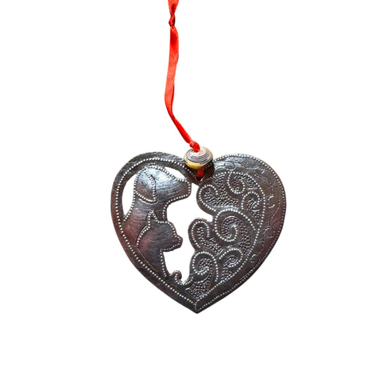 I Love Cats and Dogs Ornament
