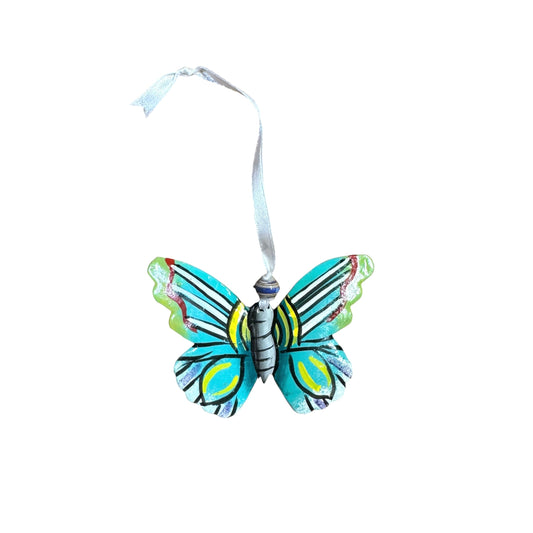 Butterfly Ornament - Turquoise/ Green