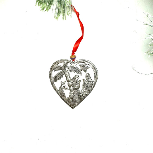 All for Love Nativity Ornament