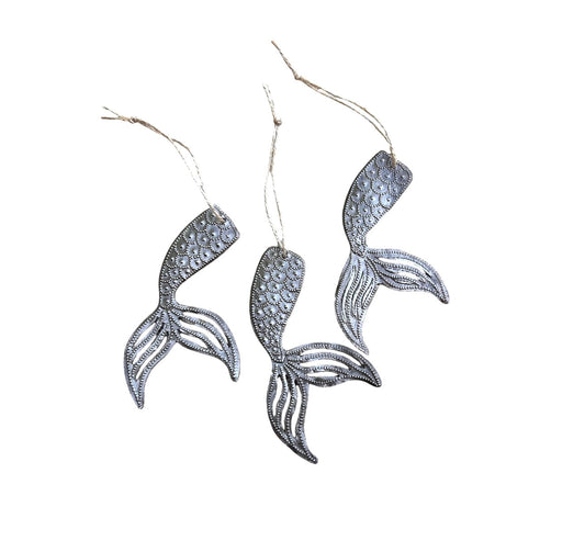 Mermaid Tail Ornament- Set of 3