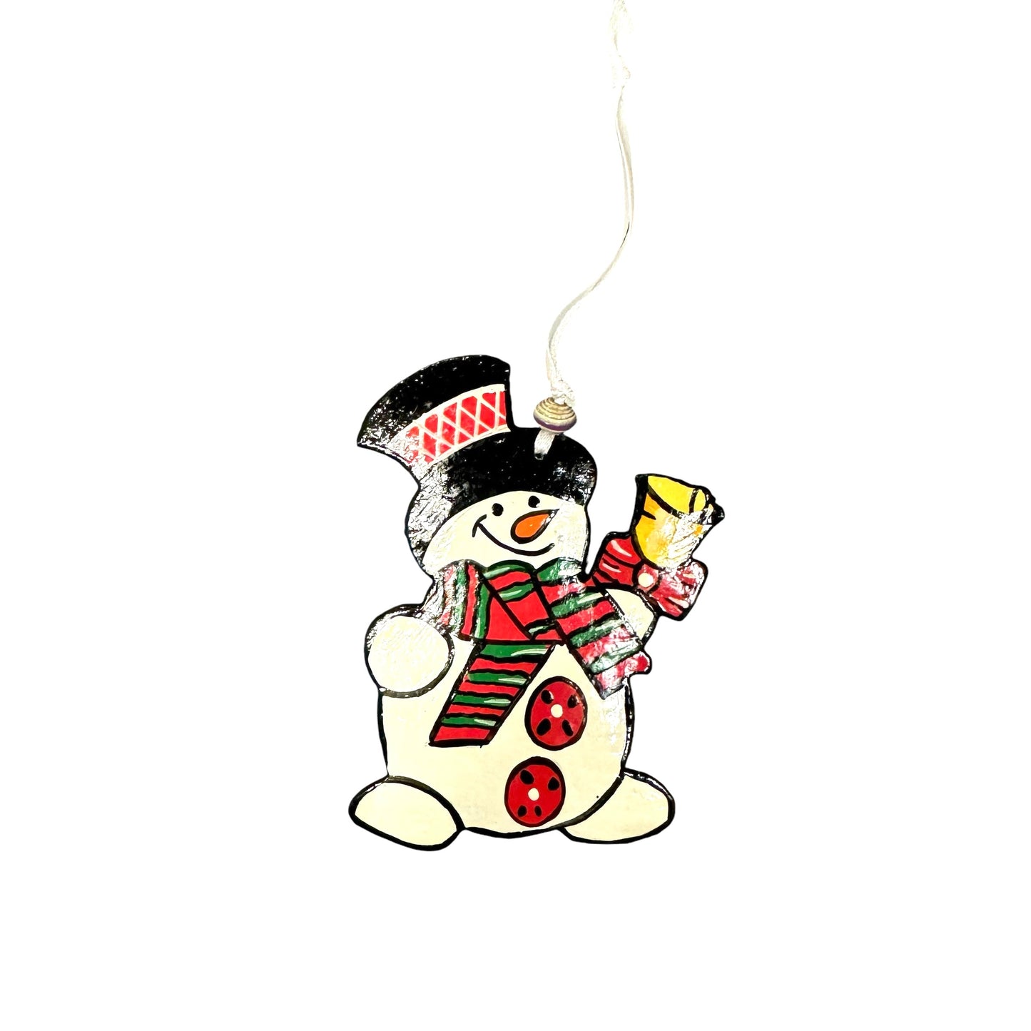 Snowman with Bell Ornament
